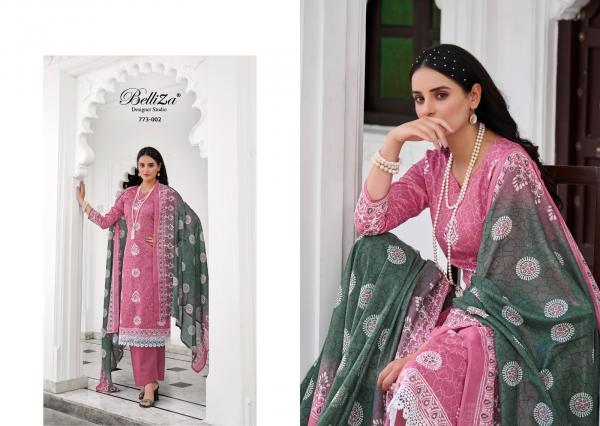 Belliza Siyahi Mirror Work Cotton Designer Dress Material Collection